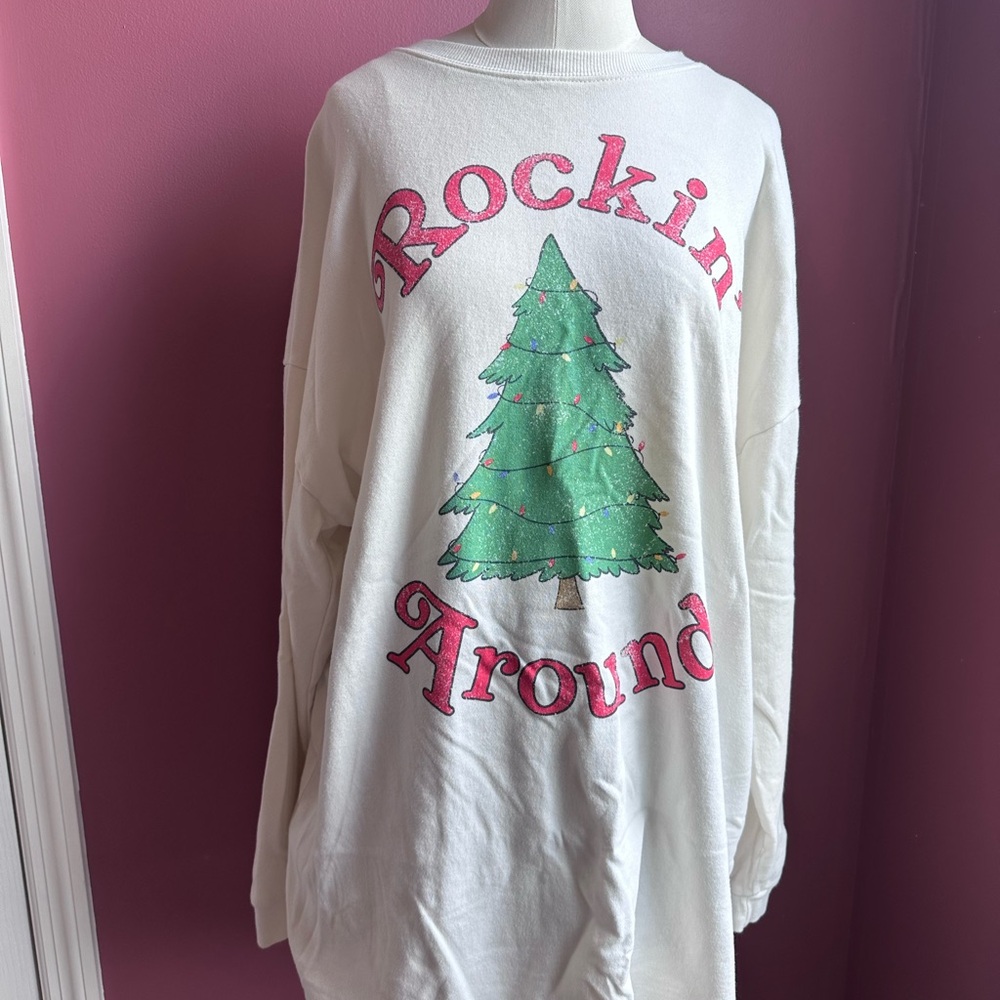 Grayson Threads Cozy White Sweatshirt